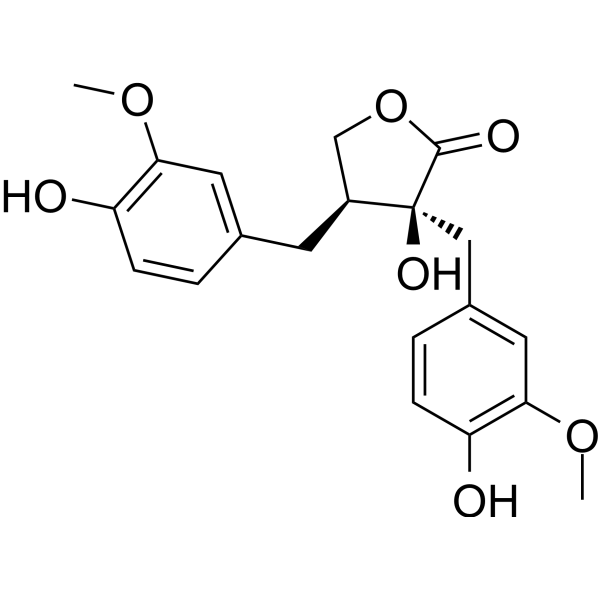 Nortrachelogenin ((-)-Wikstromol; (-)-Nortrachelogenin) 34444-37-6